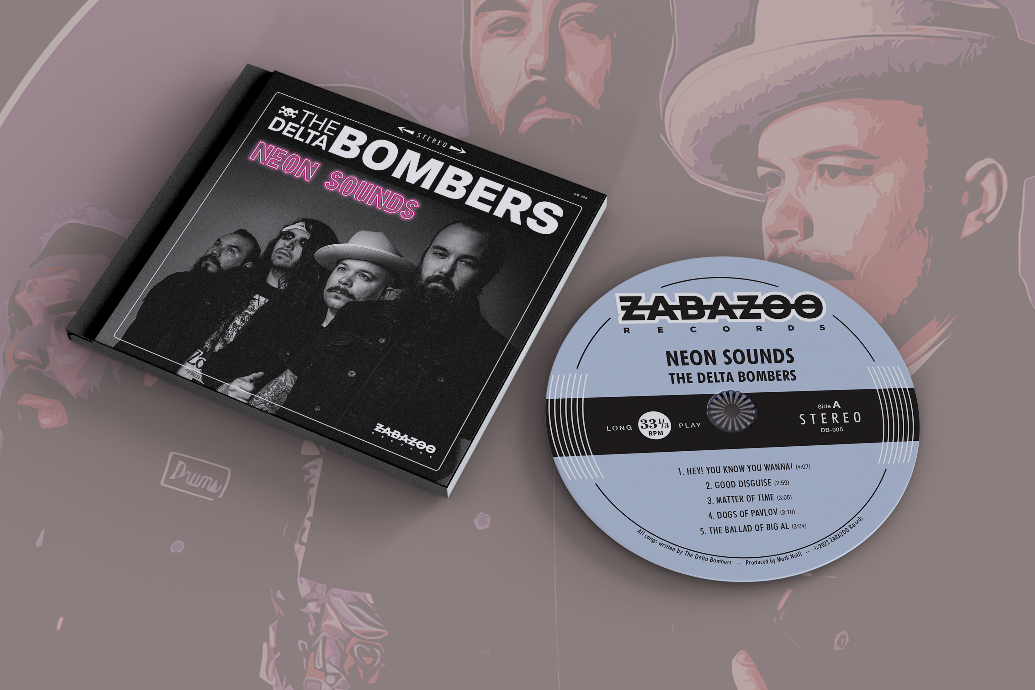 Neon Sounds — CD – The Delta Bombers